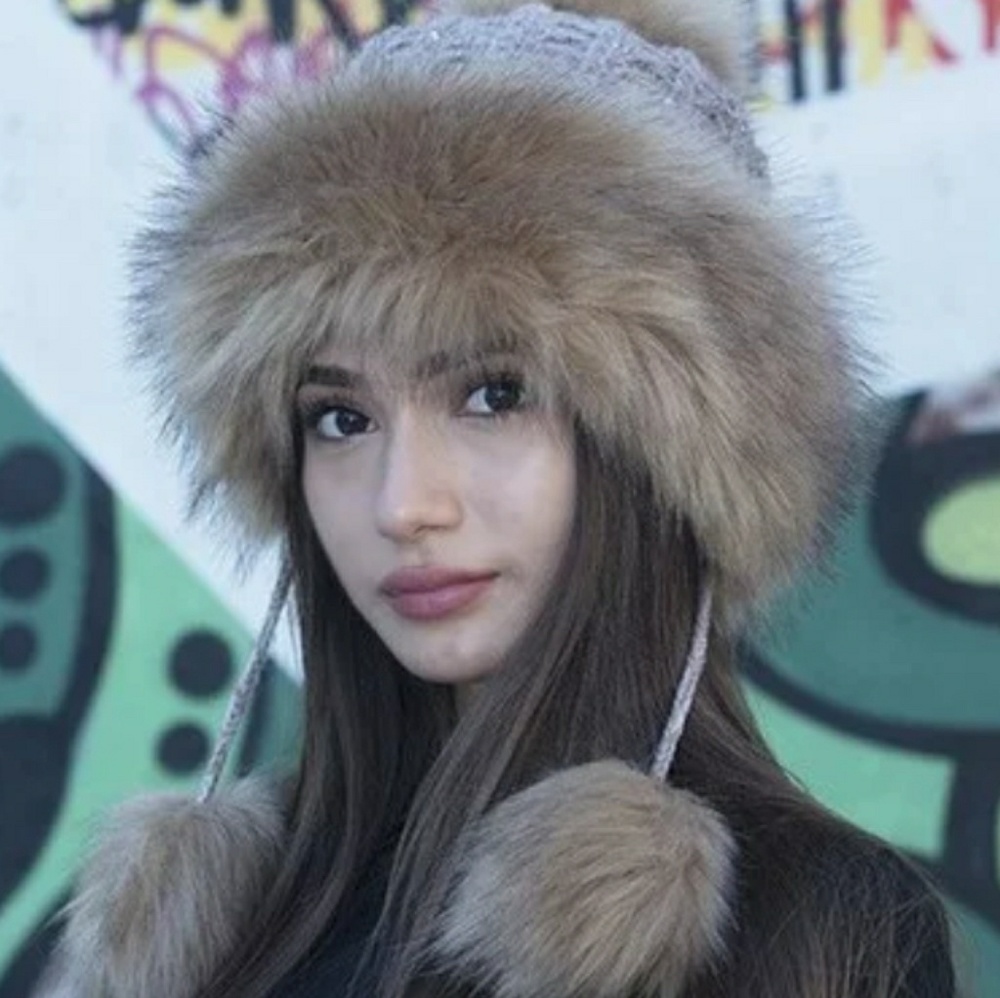 Shimmer Faux Fur Pom Hats